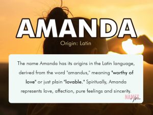 spiritual meaning of the name Amanda